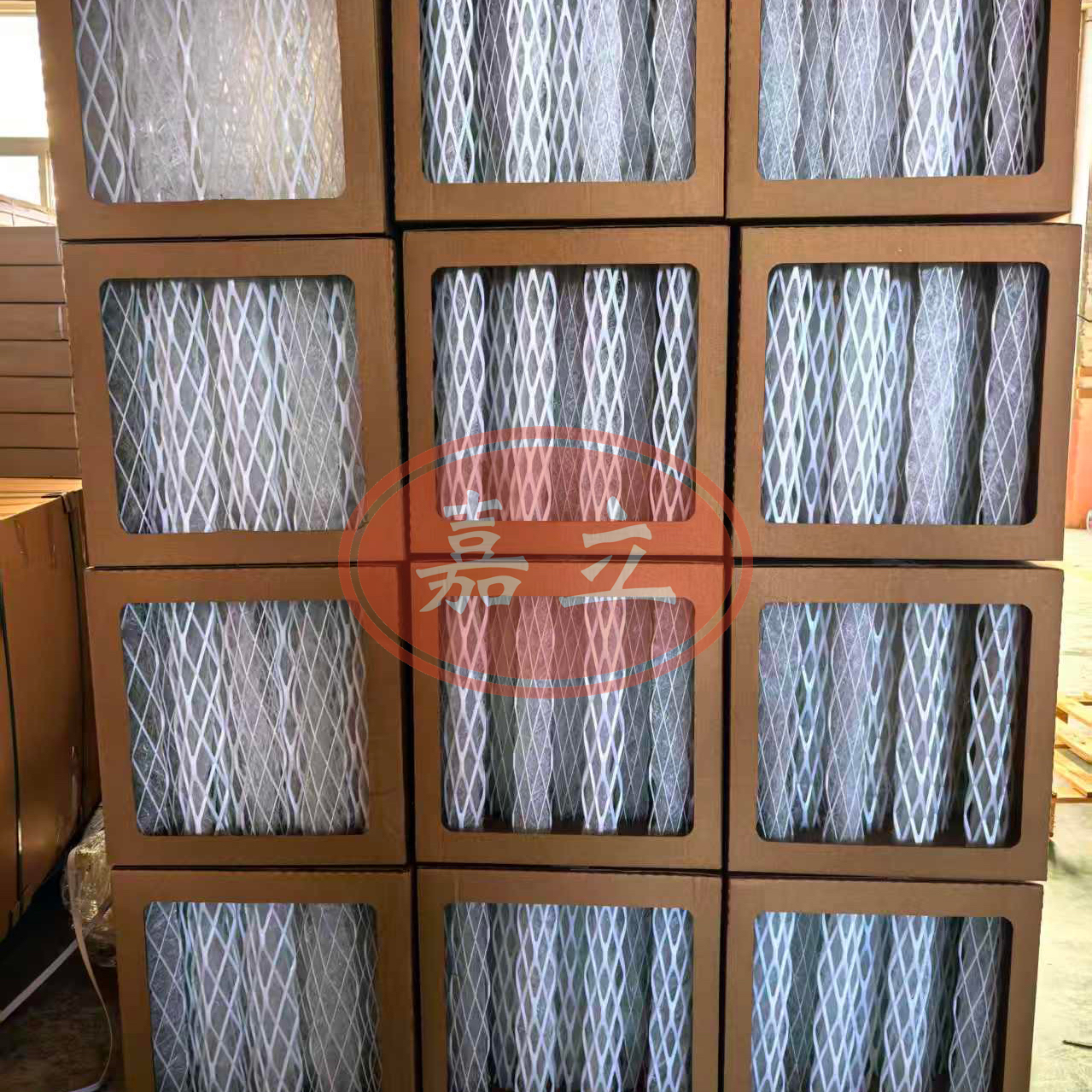 彬村山华侨农场3D柱型漆雾过滤收集器